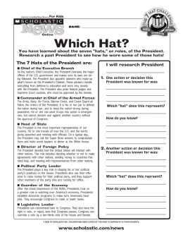 Which Hat? - Scholastic