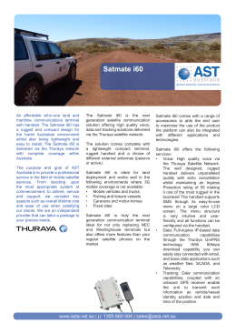 Satmate i60 - Applied Satellite Technology Australia