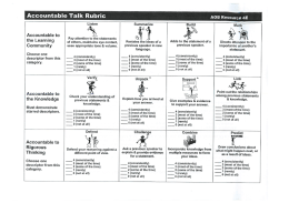 Accountable Talk Rubric AOB Resource 4a