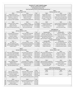 Central U.P. Youth Football League