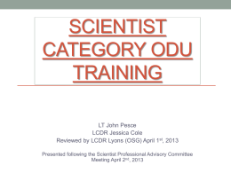 ODU Training - usphs engineers