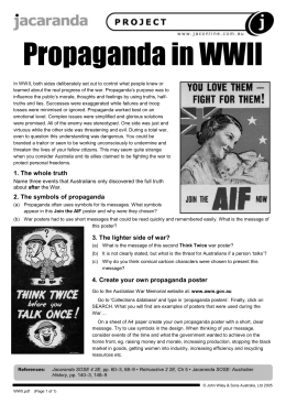 Propaganda in WWII