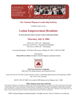 Latina Empowerment Breakfast