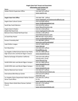 angels gate park tenants list - City of Los Angeles Department of