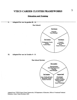 vtecs career cluster f rameworks