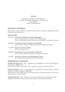 RESEARCH INTERESTS EDUCATION PROFESSIONAL