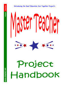 master Teacher Handbook