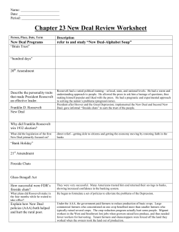 Chapter 23 New Deal Review Worksheet