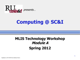 RU_MLIS_computing - Rutgers University