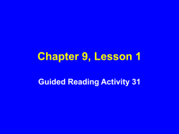 Chapter 7, Lesson