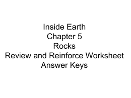Earth`s Waters Section 1–1 Review and Reinforce (p. 17) 1