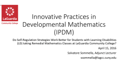 Slides - LaGuardia Community College