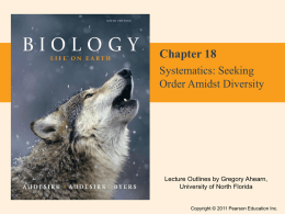 18.1 How Are Organisms Named and Classified?