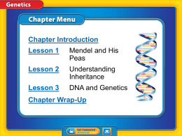 7th Grade Chapter 5 Genetics