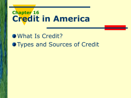 Credit Unit Powerpoint