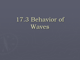 17.3 Behavior of Waves