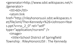 School District of Springfield Township : RileyHonorsUSII : The