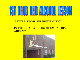 DRUG LESSON #1 File - Solanco School District Moodle