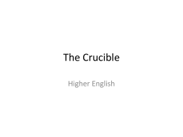 The Crucible DEFINITIVE PP