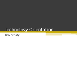 Technology Orientation - acontroy