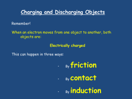 Examples of Charging By Friction
