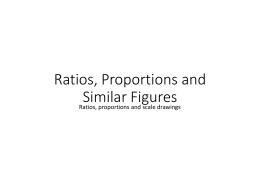 Ratios and Proportions - Towanda Area School District