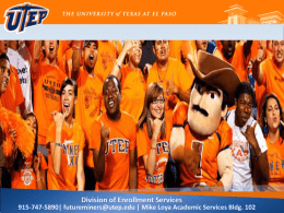 UTEP ROTC and other information