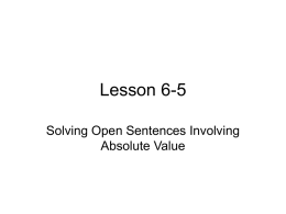 Lesson 6-5