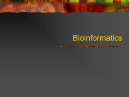 Bioinformatics - Interbiotecnologia