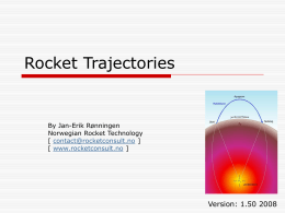 Unguided Rocket Trajectories