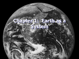 Chapter 1: Earth as a System