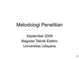 Research methodology - Blog Universitas Udayana
