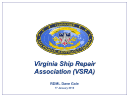 NAVSEA 04 PowerPoint Template - Virginia Ship Repair Association
