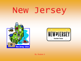 State Report - New Jersey