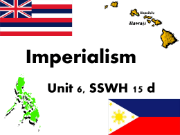 unit 6, sswh 15 d imperialism roy