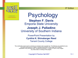Powerpoint slides for Chapter 11