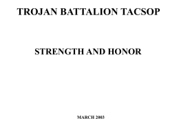 Trojan Battalion TACSOP ( 4/9/04)