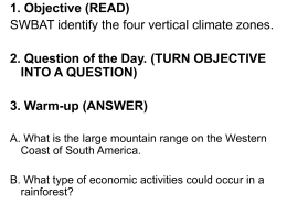 A. Vertical Climate Zones