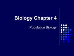 Biology Chapter 4 - Holden R