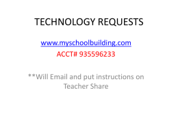 SchoolDude How To