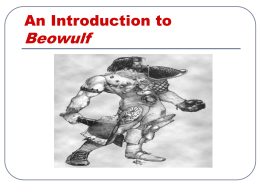 Intro to Beowulf