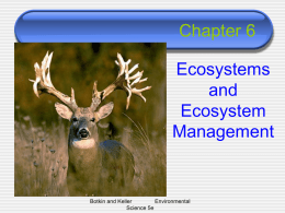 Chapter 6 - AP Environmental Science