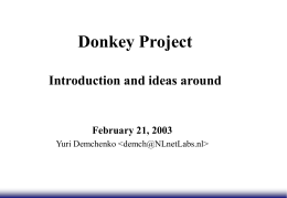Donkey Project - UAZone.org Development Server