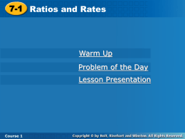 ratio