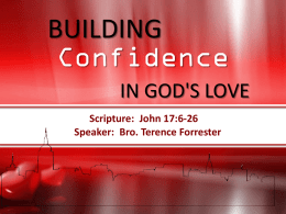 IN GOD`S LOVE - Swallowfield Chapel