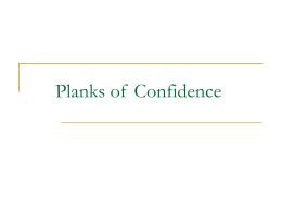 Planks of Confidence Powerpoint