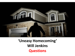 uneasy-homecoming_-questions and answers