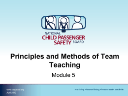 CPSID: Module 5 – Team Teaching
