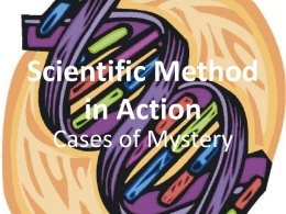 Scientific Method in Action - Mrs. Elam`s Science Classroom