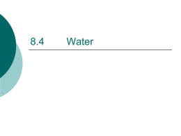 8.4 Water